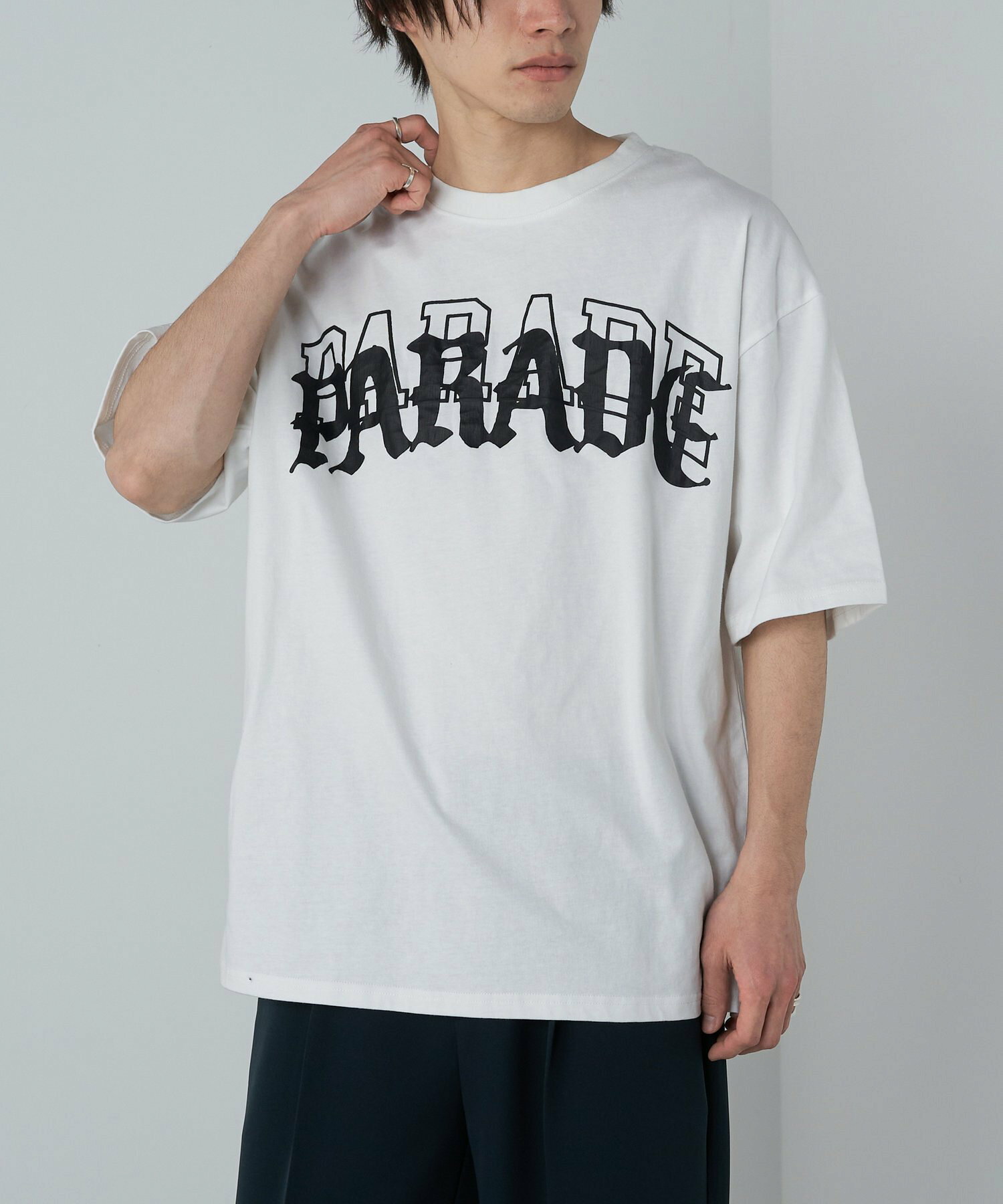 レイヤードプリントTシャツ(parade)